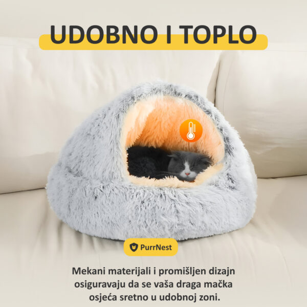 PurrNest - Antistresni Krevet za Životinje - Slika 2