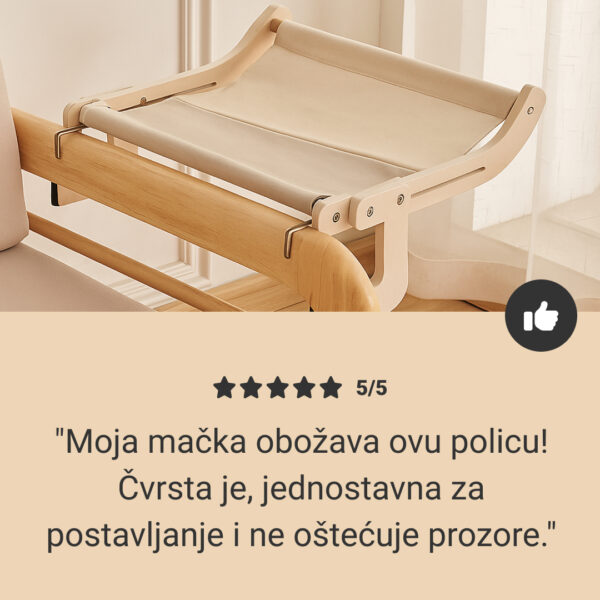 Krevet za mačke za noćni ormarić KittyNap™ - Slika 8