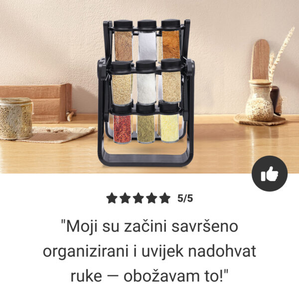 SpicePro™ - Rotirajući organizator za začine - Slika 6
