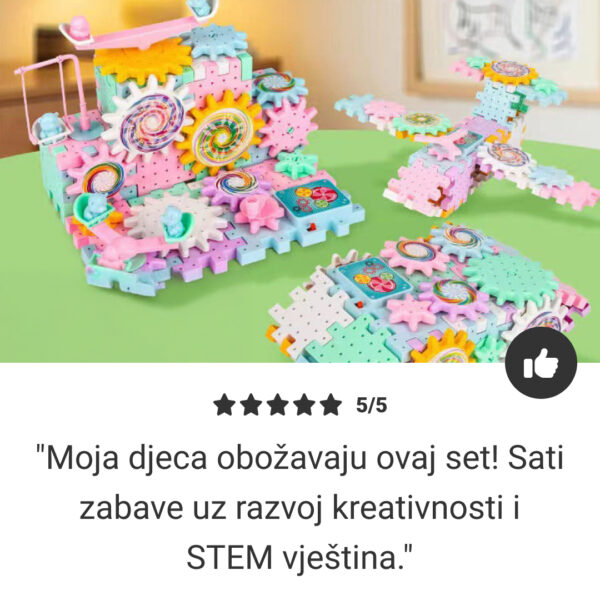 EduTrain - Električni Vlak STEM Set 203 Dijela - Slika 7