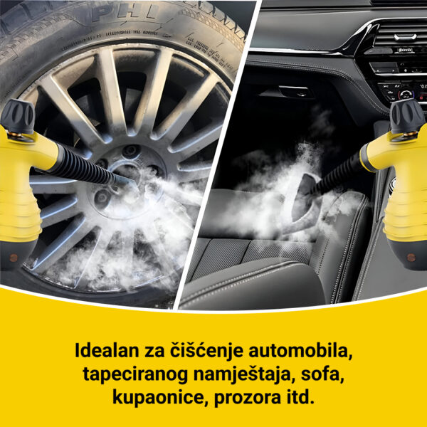 STEAMY® Parni čistač s tlačnim zrakom – Sve u jednom s 9 ekskluzivnih dodataka - Slika 3