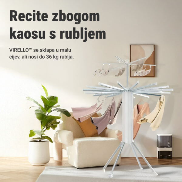 VIRELLO™ - Sklopivi Sušilo za Rublje u Obliku Hobotnice - Slika 2