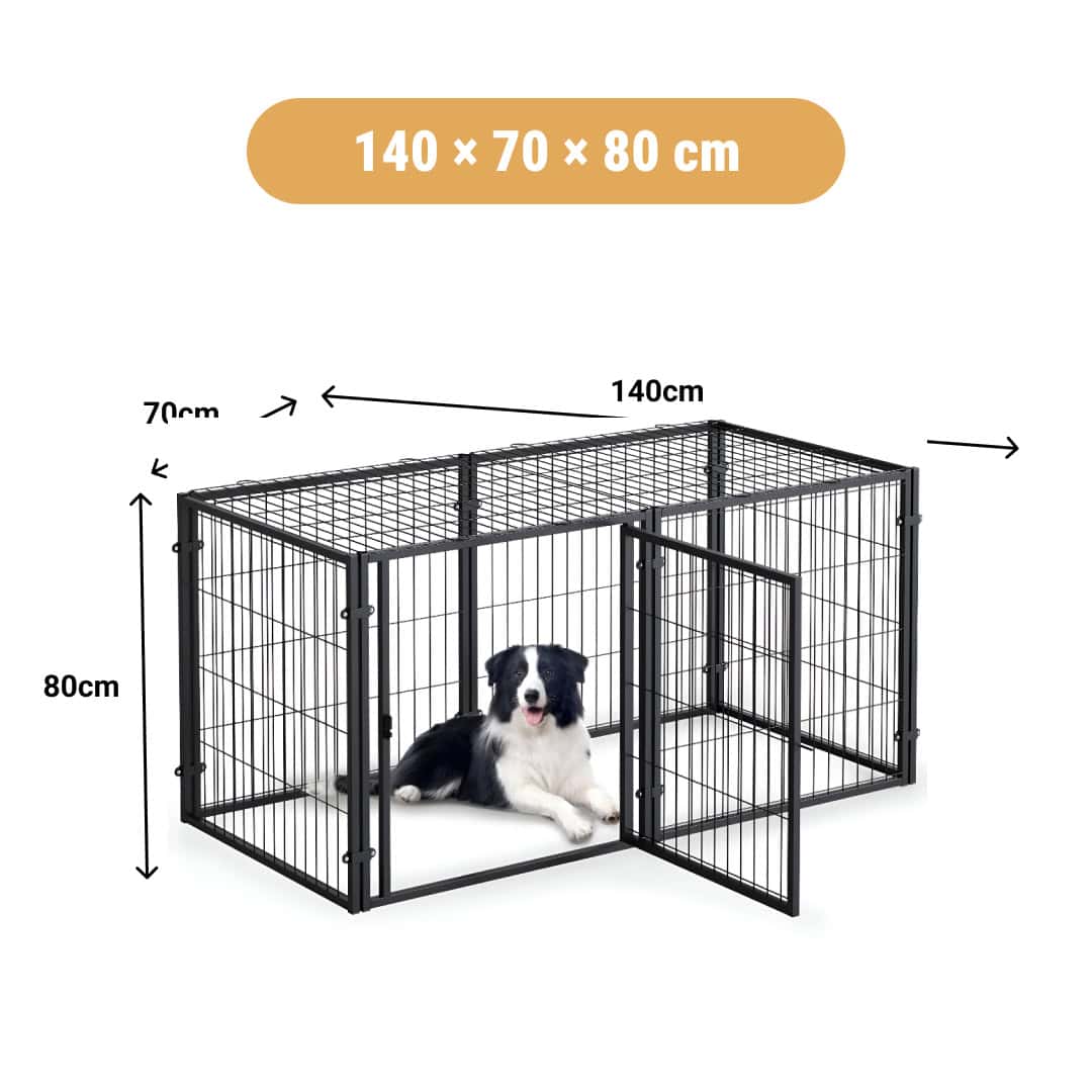 Pawz™ - Sklopivi višenamjenski ograđeni prostor za pse s vratima i uklonjivim krovom - Slika 5