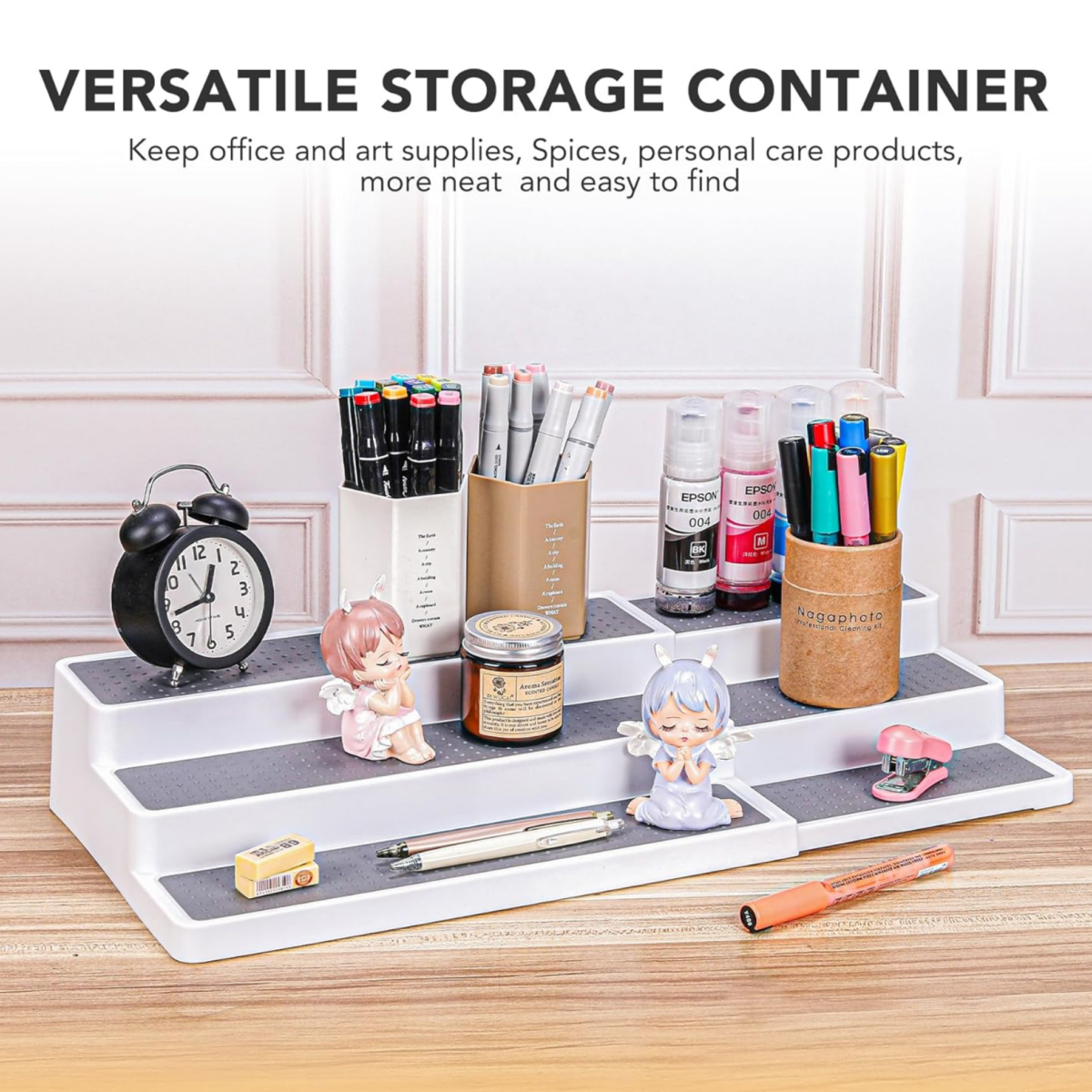 Sortiva™ - Podesiva polica s 3 razine za višenamjensku organizaciju - 2 komada - Slika 5