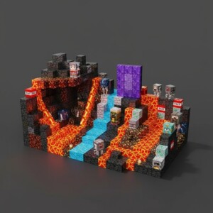 BuildEase™ Dobri i Zli – Magnetni Konstruktorski Blokovi